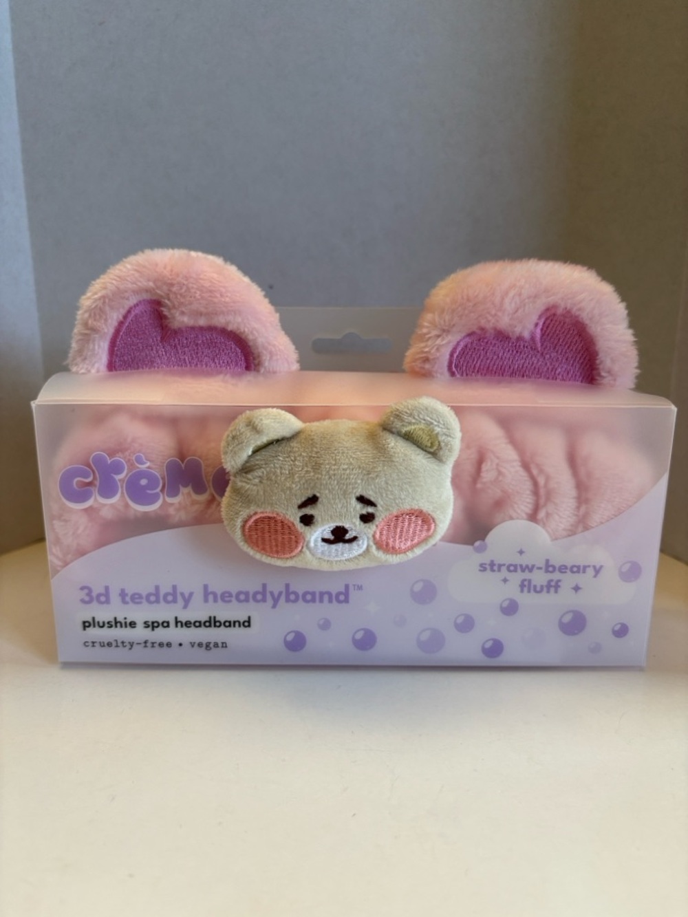 The Creme Shop 3D Teddy Plushie Spa Headband